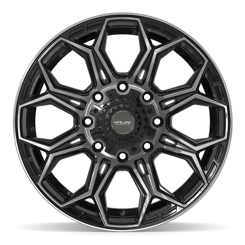 4PLAY 4P83 20x9 8x170 0et Gloss Black Brushed with Tinted Clear Wheel - View 2