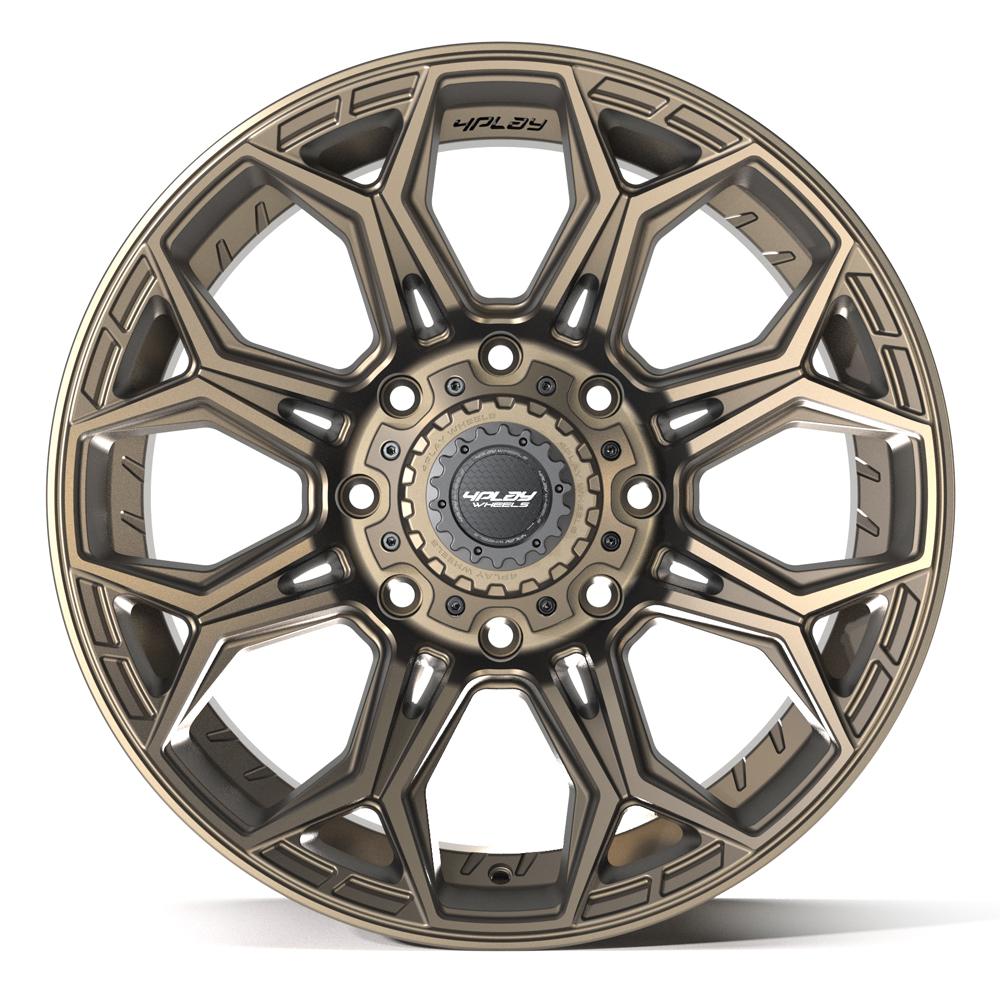 4PLAY 4P83 20x10 8x170 -18et Satin Bronze Wheel - View 2