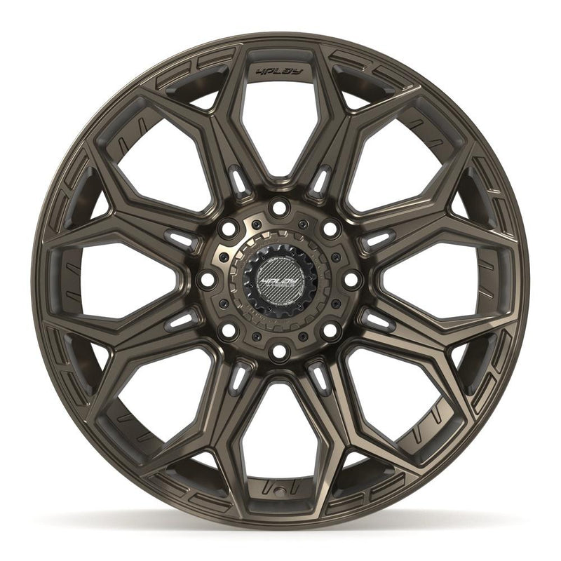 4PLAY 4P83 20x10 8x180 -18et Satin Bronze Wheel - View 2