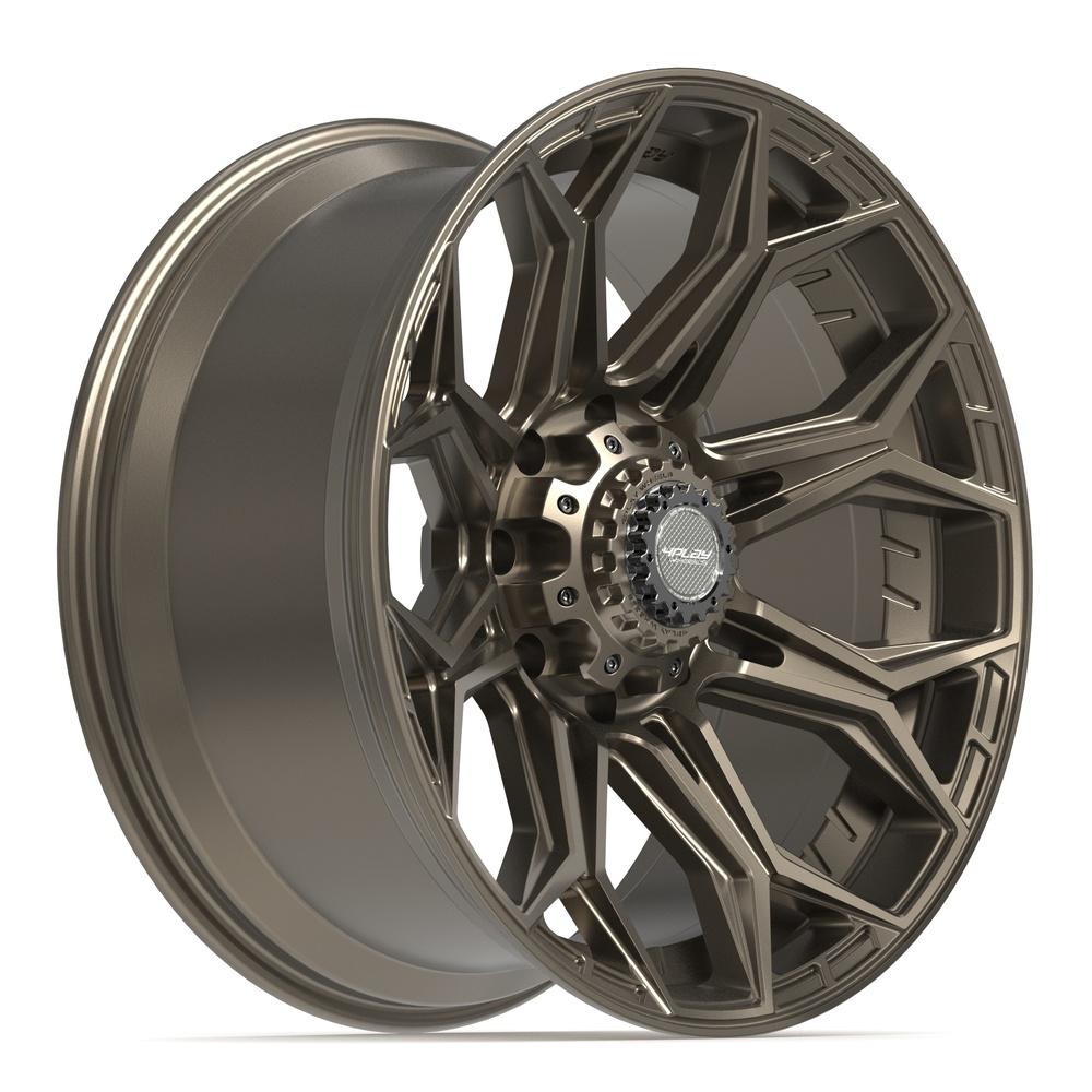 4PLAY 4P83 20x10 8x180 -18et Satin Bronze Wheel - View 3