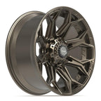 4PLAY 4P83 20x10 8x180 -18et Satin Bronze Wheel - View 3