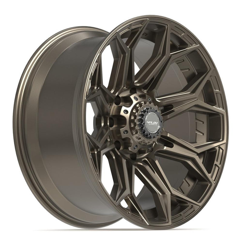 4PLAY 4P83 20x10 8x180 -18et Satin Bronze Wheel - View 3
