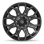 4PLAY 4P83 22x10 8x170 -18et Gloss Black Brushed with Tinted Clear Wheel - View 2