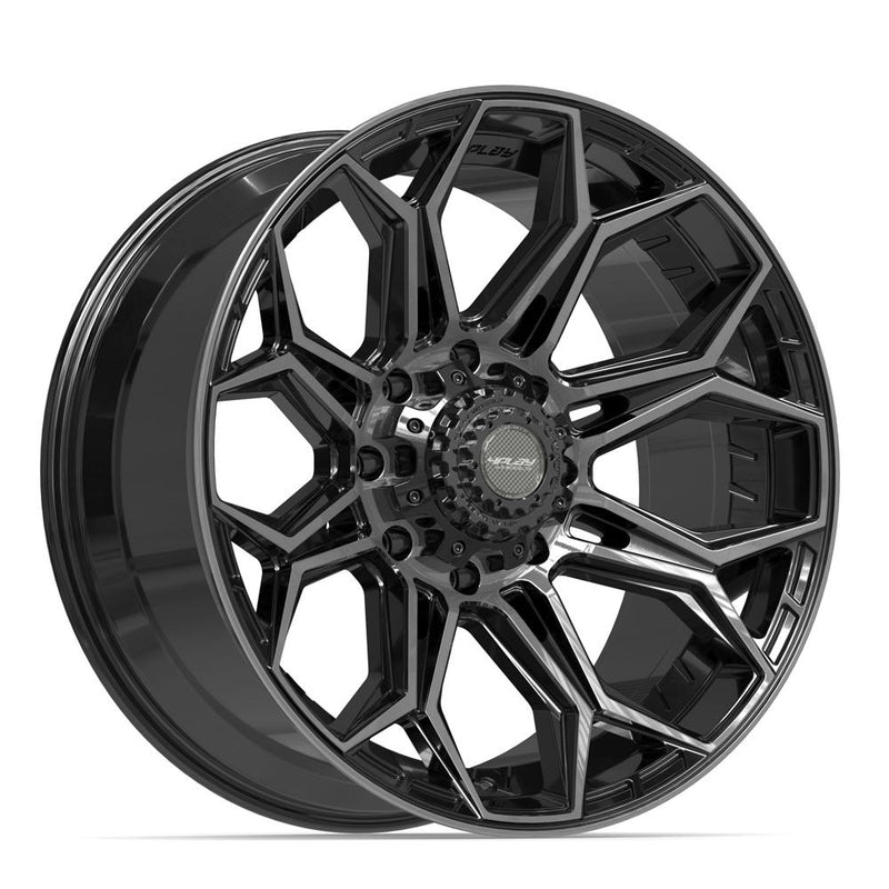 4PLAY 4P83 22x10 8x170 -18et Gloss Black Brushed with Tinted Clear Wheel