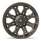 4PLAY 4P83 22x10 8x170 -18et Satin Bronze Wheel - View 2
