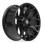 4PLAY 4P83 22x10 8x180 -18et Gloss Black Wheel - View 3