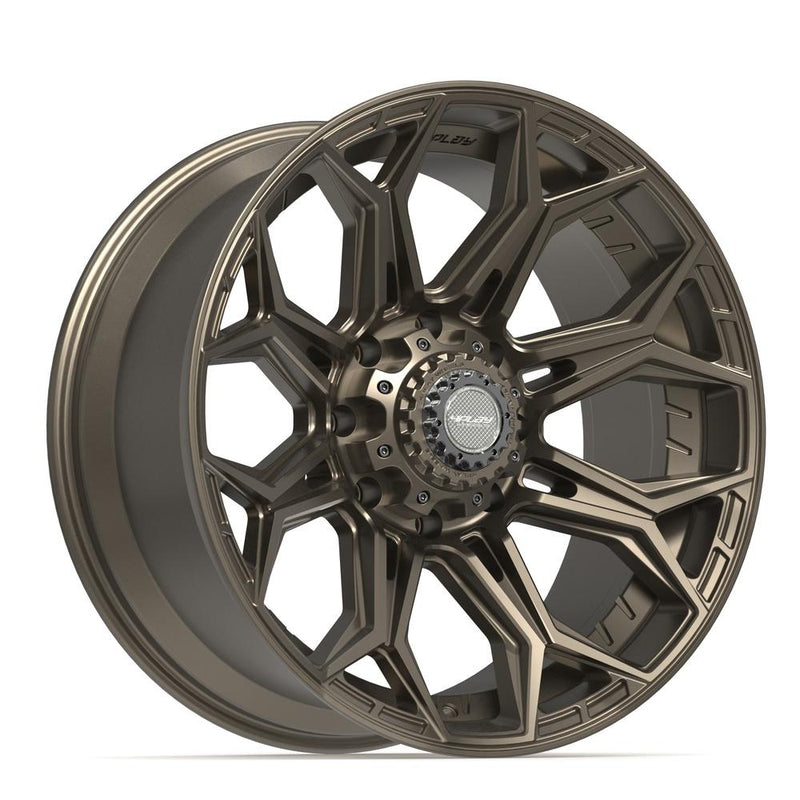 4PLAY 4P83 22x10 8x180 -18et Satin Bronze Wheel