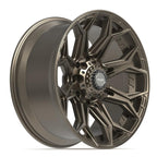 4PLAY 4P83 22x10 8x180 -18et Satin Bronze Wheel - View 3