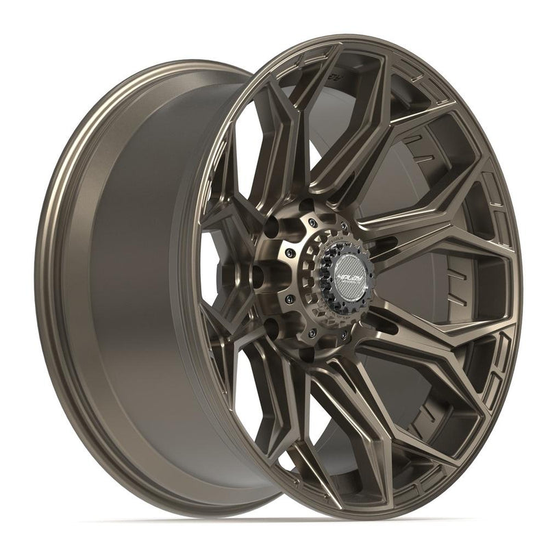 4PLAY 4P83 22x10 8x180 -18et Satin Bronze Wheel - View 3