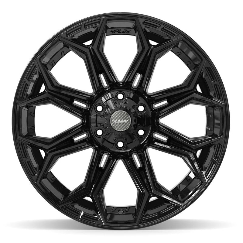 4PLAY 4P83 22x12 6x135 + 6x139.7 -44et Gloss Black Wheel - View 2