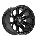 4PLAY 4P83 22x12 6x135 + 6x139.7 -44et Gloss Black Wheel