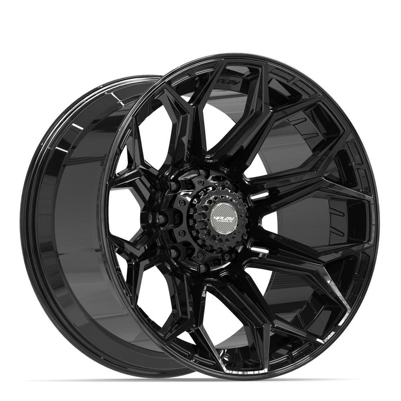 4PLAY 4P83 22x12 8x180 -44et Gloss Black Wheel