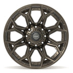 4PLAY 4P83 22x12 8x180 -44et Satin Bronze Wheel - View 2