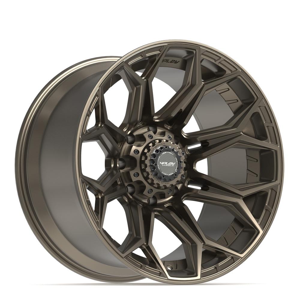 4PLAY 4P83 22x12 8x180 -44et Satin Bronze Wheel