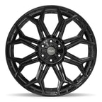 4PLAY 4P83 24x10 6x135 + 6x139.7 18et Gloss Black Wheel - View 2