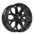4PLAY 4P83 24x10 6x135 + 6x139.7 18et Gloss Black Wheel