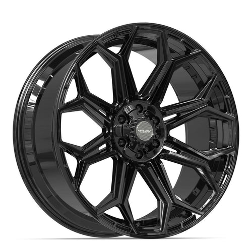 4PLAY 4P83 24x10 6x135 + 6x139.7 18et Gloss Black Wheel