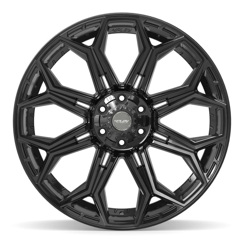 4PLAY 4P83 24x12 6x135 + 6x139.7 -44et Gloss Black Wheel - View 2