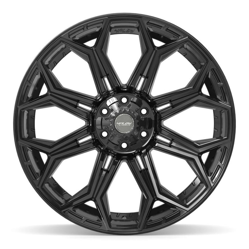 4PLAY 4P83 24x12 6x135 + 6x139.7 -44et Gloss Black Wheel - View 2
