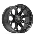 4PLAY 4P83 24x12 6x135 + 6x139.7 -44et Gloss Black Wheel