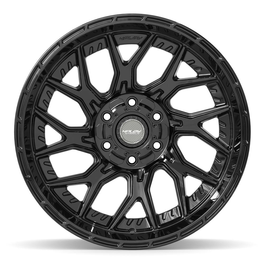 4PLAY 4PL28 20x10 6x135 + 6x139.7 -18et Gloss Black Wheel - View 2