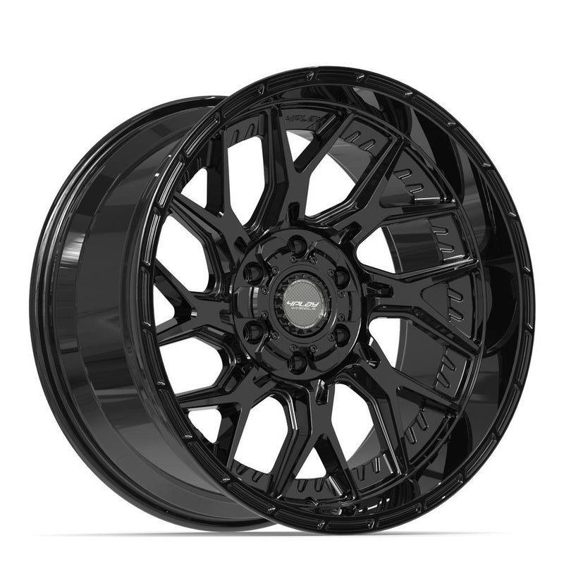 4PLAY 4PL28 20x10 6x135 + 6x139.7 -18et Gloss Black Wheel