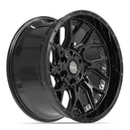 4PLAY 4PL28 20x10 6x135 + 6x139.7 -18et Gloss Black Wheel - View 3