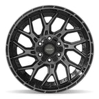 4PLAY 4PL28 20x10 6x135 + 6x139.7 -18et Gloss Black Brushed with Tinted Clear Wheel - View 2
