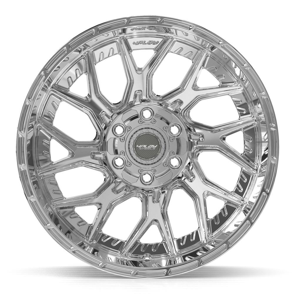 4PLAY 4PL28 20x10 6x135 + 6x139.7 -18et Chrome Wheel - View 2