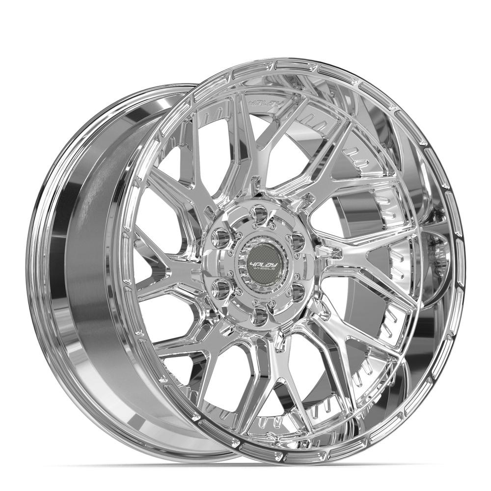 4PLAY 4PL28 20x10 6x135 + 6x139.7 -18et Chrome Wheel