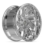 4PLAY 4PL28 20x10 6x135 + 6x139.7 -18et Chrome Wheel - View 3