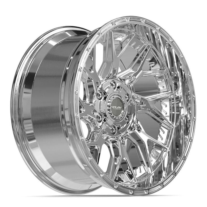4PLAY 4PL28 20x10 6x135 + 6x139.7 -18et Chrome Wheel - View 3