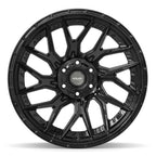 4PLAY 4PL28 22x10 6x135 + 6x139.7 -18et Gloss Black Wheel - View 2