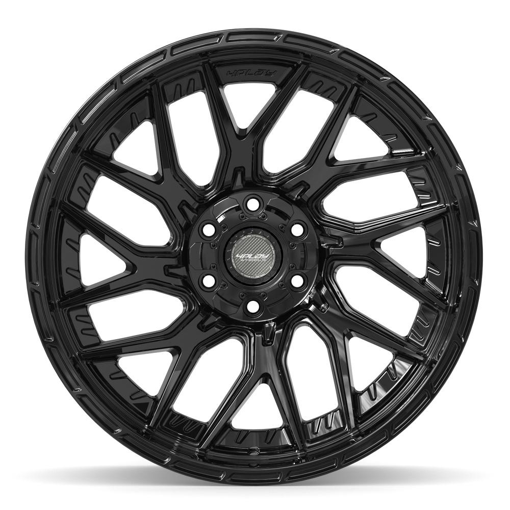 4PLAY 4PL28 22x10 6x135 + 6x139.7 -18et Gloss Black Wheel - View 2