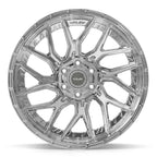 4PLAY 4PL28 22x10 6x135 + 6x139.7 -18et Chrome Wheel - View 2