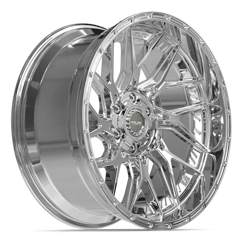 4PLAY 4PL28 22x10 6x135 + 6x139.7 -18et Chrome Wheel - View 3