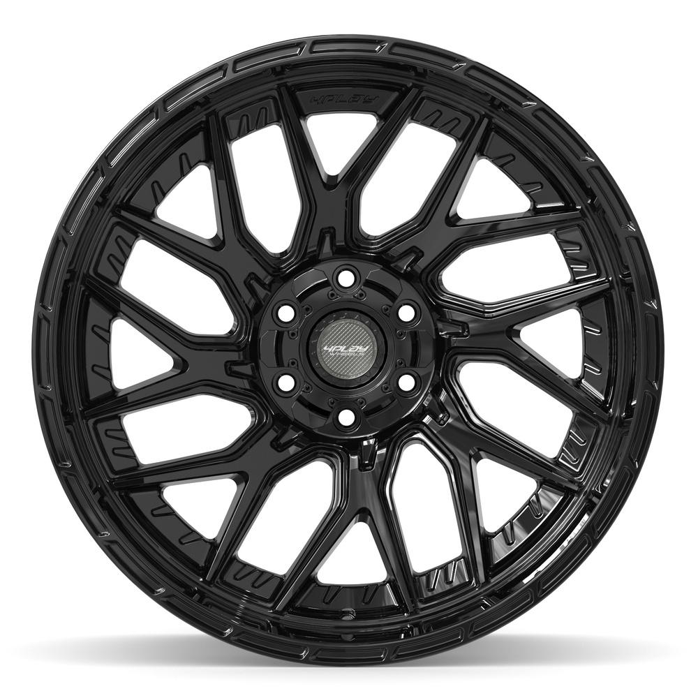 4PLAY 4PL28 22x12 6x135 + 6x139.7 -44et Gloss Black Wheel - View 2