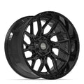 4PLAY 4PL28 22x12 6x135 + 6x139.7 -44et Gloss Black Wheel