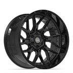 4PLAY 4PL28 22x12 6x135 + 6x139.7 -44et Gloss Black Wheel