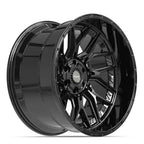 4PLAY 4PL28 22x12 6x135 + 6x139.7 -44et Gloss Black Wheel - View 3