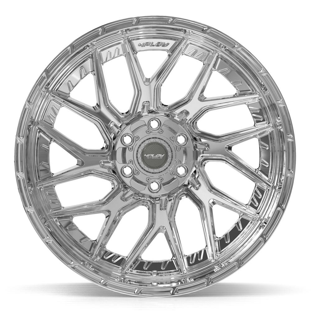 4PLAY 4PL28 22x12 6x135 + 6x139.7 -44et Chrome Wheel - View 2