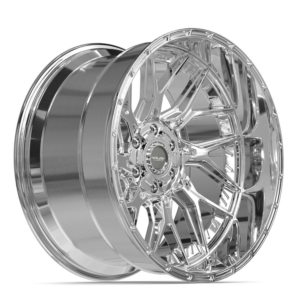 4PLAY 4PL28 22x12 6x135 + 6x139.7 -44et Chrome Wheel - View 3
