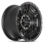 4PLAY 4PS01 17x9 5x127 + 5x139.7 -6et Satin Black Wheel - View 3