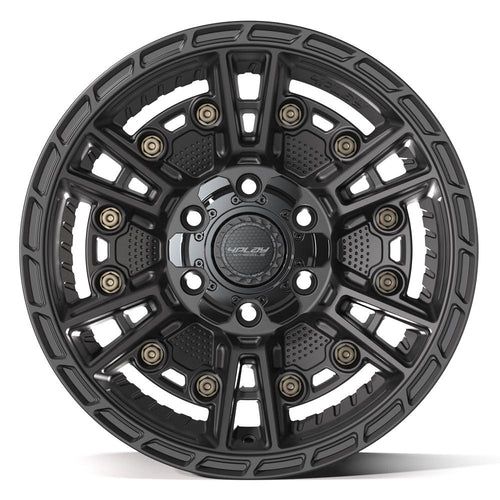 4PLAY 4PS01 17x9 6x135 + 6x139.7 -6et Satin Black Wheel - View 2
