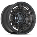 4PLAY 4PS01 17x9 6x135 + 6x139.7 -6et Satin Black Wheel
