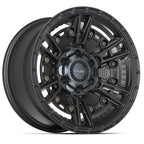 4PLAY 4PS01 17x9 6x135 + 6x139.7 -6et Satin Black Wheel