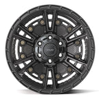 4PLAY 4PS01 18x9 6x135 + 6x139.7 -6et Satin Black Wheel - View 2