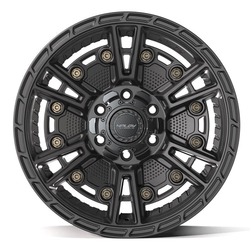 4PLAY 4PS01 18x9 6x135 + 6x139.7 -6et Satin Black Wheel - View 2