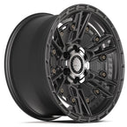 4PLAY 4PS01 18x9 6x135 + 6x139.7 -6et Satin Black Wheel - View 3