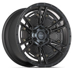 4PLAY 4PS01 20x9 6x135 + 6x139.7 -6et Satin Black Wheel
